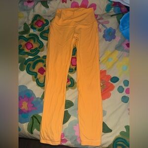 Lululemon Mango Dream Ribbed Leggings Size 4